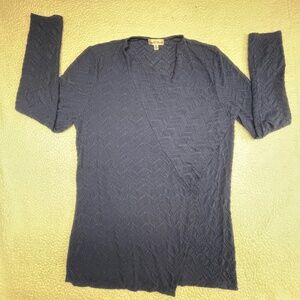 Women’s XL “Rebecca Malone” Blue Open FrontTop